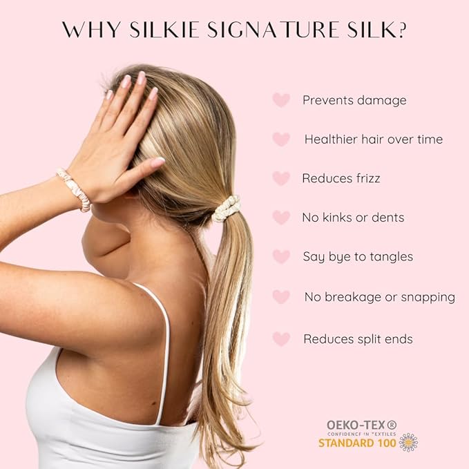 SILKIE x4 Set 100% Pure Mulberry Silk (Pink Sorbet)