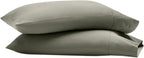 Boll & Branch Signature Hemmed Pillowcase Set - King, Juniper - Luxury 100% Organic Cotton - Buttery Soft and Breathable - Softer with Every Wash - 2 Pillowcases Included