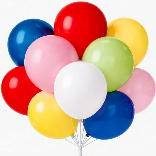 PartyWoo Assorted Rainbow Balloons 20pcs Multicolor Colorful Color | 18 Inch by PartyWoo