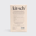 Kitsch XL Satin Bonnet for Sleeping - Softer Than Silk Hair Bonnet for Women - Secure Fit, Adjustable Night Cap for Curly & Textured Hair - Prevents Breakage, Tangles & Thinning - Charcoal