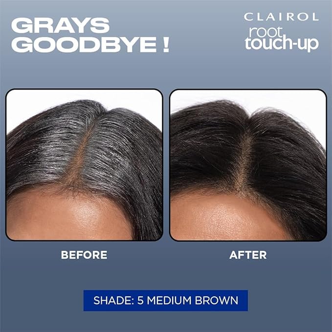 Clairol Nice'n Easy Permanent Hair Dye, Dark Brown, Pack of 5 (4 Pack + Root Touch-Up 2 Pack)