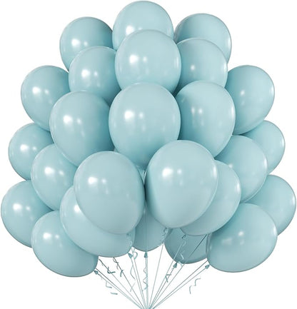 10 Inch Retro Mist Blue Balloons by KALOR