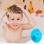 Baby Silicone Shampoo Scalp Brush Shower Body Bath Brush Suction Cup Infant Massage Washing Hair Brushes(2Pcs, Pink)