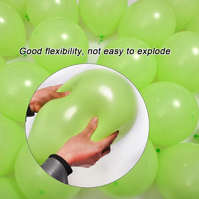 300 Pack Lime Green Balloons 12 inch Green Latex Party Balloon Bulk - Image 4