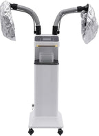 Professional Nano Hair Steamer, 110V 650W Multifunctional Hair Dyeing Machine, Nano Hair Steamer, 2 Steam Caps Hair Oil Machine with Rolling Wheels