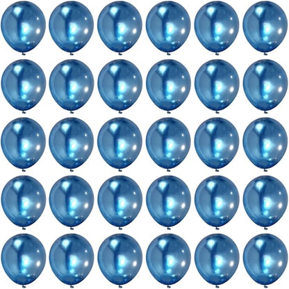 5 inch Metallic Blue Balloons by YicUik