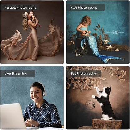 Kate 6.5x10ft Gray Abstract Photography Backdrop Grey Portrait Textures Photo - Image 6