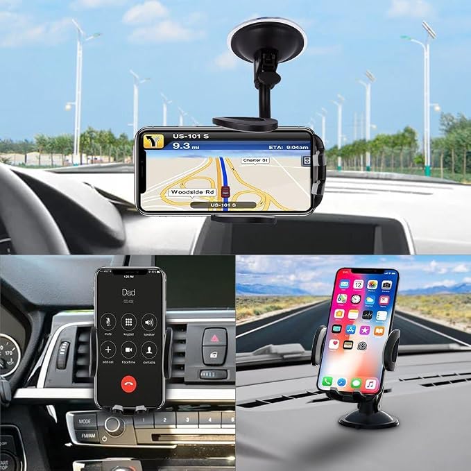 3.15" Double Sided Tape Black Car Mount Dashboard Pad Two Sided Adhesive - Image 4