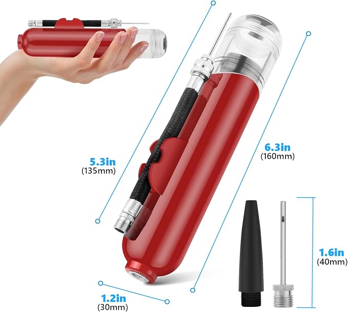BROTOU Ball Pump, Dual Action Inflate Air Pump - Image 3