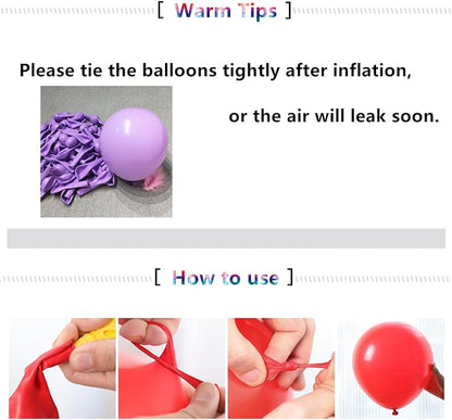 5 inch Pastel Purple Party Balloons - Image 7