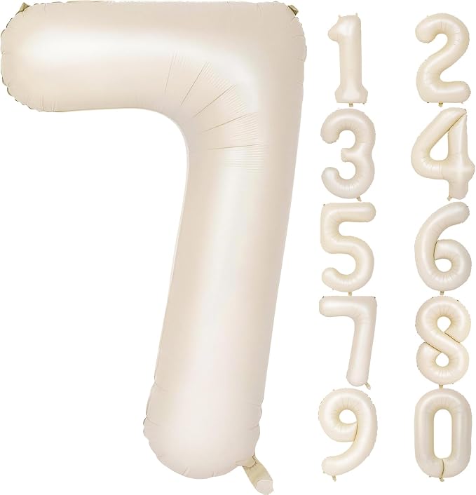 Number Balloons for Birthday Decorations by United-UnicornsParty
