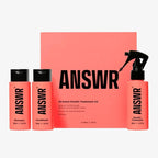 ANSWR At Home Brazilian Keratin Hair Treatment for All Hair Types – Deep Nourishment, Eliminates Frizz, Salon Results At Home, Sulfate-Free, Safe for Colored Hair (3 x 100ml (Kit))