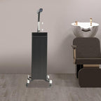 3 In 1 Standing Nano Hair Steamer for Deep Conditioning Heated Micro Mist Spray Negative Ion Blue Light Nanoscale Hair Care Steamer Machine with Removable Nozzle and LED Light for Barbershops, Salons