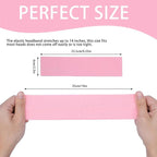 Workout Headbands Non Slip Headband Sport Headbands Sweatbands Elastic Sport Hair Bands for Sports Travel Indoor Fitness Gym