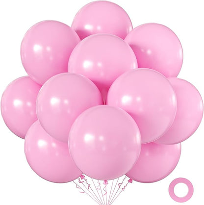 18 Inch Pink Balloons, Baby Shower, Birthday Party and Event Decoration by KALOR