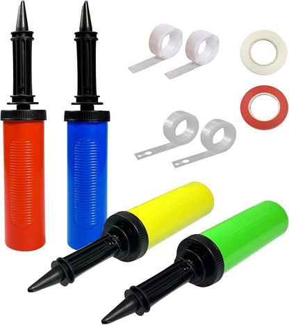 4pcs Balloon Pump Hand Held Inflator Air Pump - Image 2