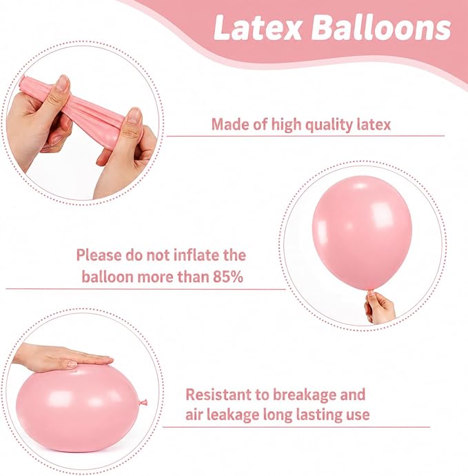 Pink and Gold Balloons - Image 7