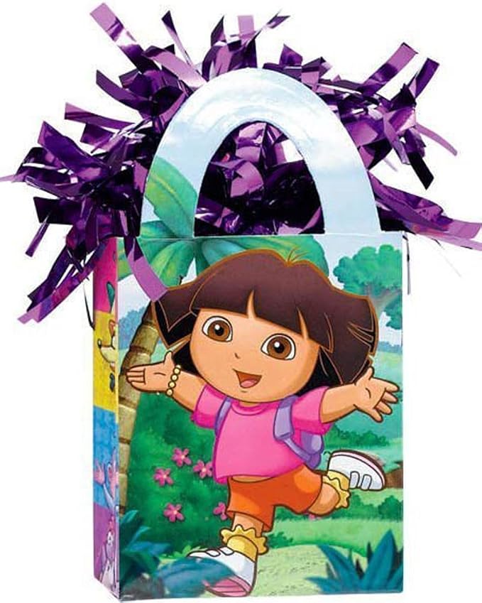 Amscan Girls Dora The Explorer Mini Tote Party Balloon Weight, 5.7 oz by AmscanPartySupplies