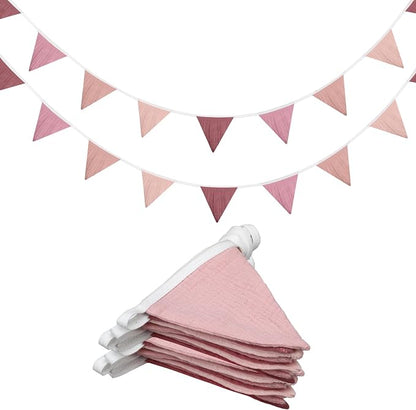 Oudain 2 Pcs Pennant Banner Flags Nursery Garland Triangle Bunting Flags by Oudain
