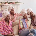 Harewom Head Wraps for Black Women Stretch Head Scarf Long African Hair Wraps Turban Headwraps Jersey Headbands