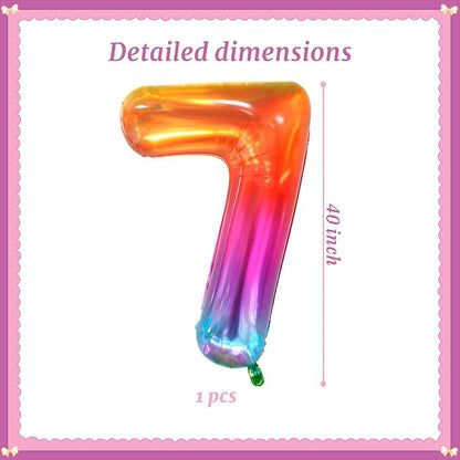 40 Inch Jelly Number 7 Balloon Suitable - Image 2