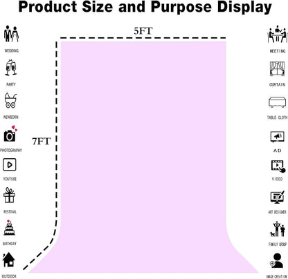 Light Purple Photography Backdrop - Image 3