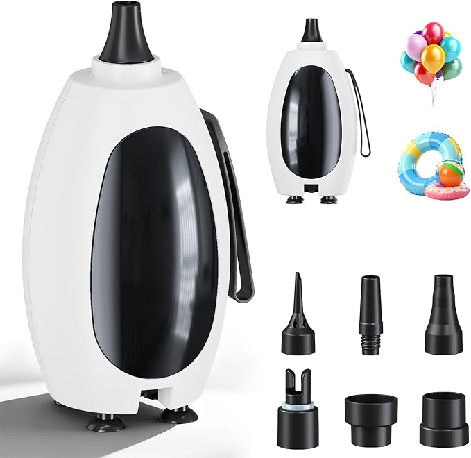 Electric Balloon Pump, 3-in-1 Portable Air Pump by Togvu