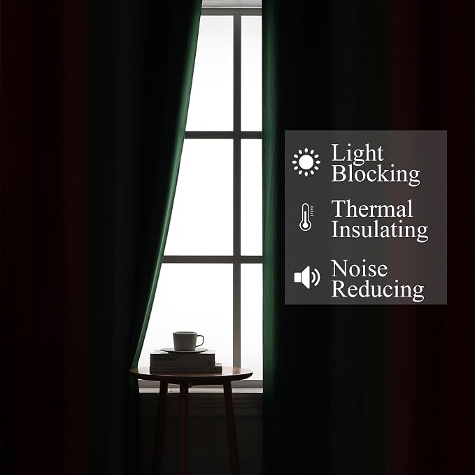 Red and Green Blackout Curtains - Image 3