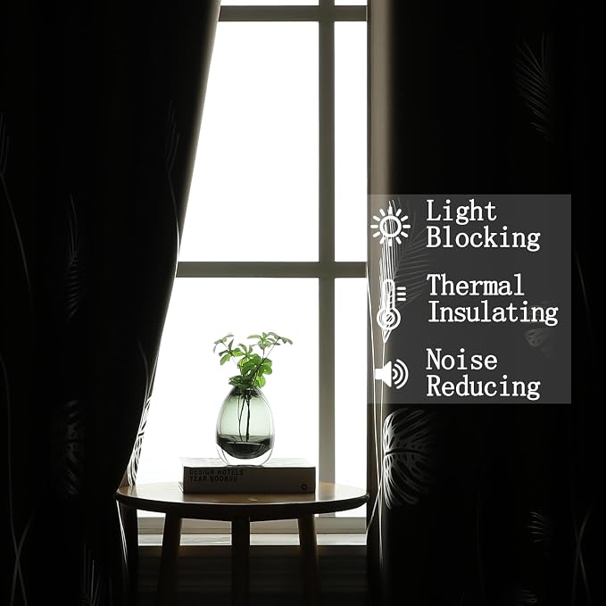 Brown Blackout Curtains for Living Room 108 Inch Length 2 Panels Set, Thermal - Image 6