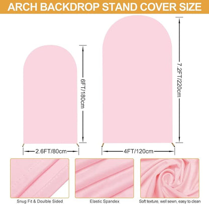 Wedding Arch Backdrop Stand Set of 2 - Image 4