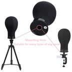 Wig Head 22Inch Canvas Block Head Wig Stand with Mannequin Head for Making Wigs Display Styling