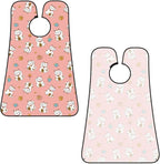 Non-Stick Beard Shaving Bib, Hair Catcher Apron with Suction Cups, Waterproof Grooming Tool for Men Husband, Lucky Cat Pink Shave Bib