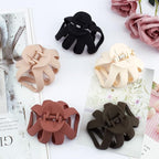 Hair Clips, 5Pcs Octopus Matte Hair Claws for Women, Large 3.15" Hair Clips for Thick Hair, Non-slip Jaw Clips, Hair Accessories