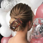 Flat Hair Clips for Women Girls, 4 Pack Hair Clips, Non-Slip Flat Hair Claw Clips for Thin & Thick Hair, Comfortable Design for Driving, Lying Down, Yoga