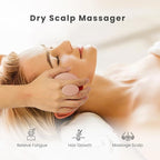 AIMIKE Scalp Massager - Silicone Shampoo Brush for Hair, Dandruff Removal & Hair Growth Stimulator - Exfoliator for Dry & Wet Scalp