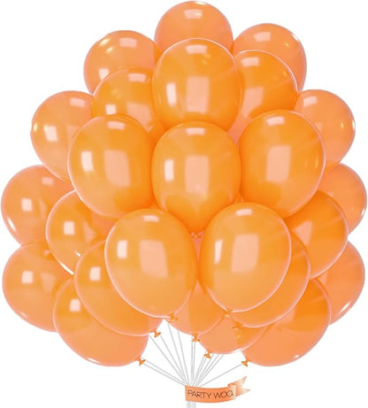 PartyWoo Pearl Orange Balloons 50pcs Fall Latex Helium Balloons 12 Inch | by PartyWoo