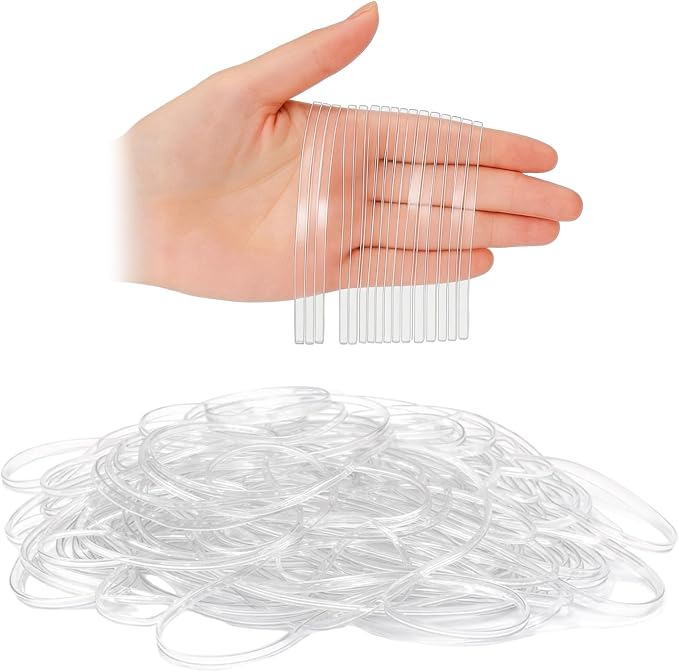 Eaasty 200 Pcs Clear Rubber Bands - Image 8