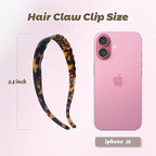 Acetate Hairbands for Women - Non-Slip Thin Headbands with Teeth, Eyewear-Friendly Design, 90s Retro Hair Accessories, No Pressure & No Headache Sunglasses Headband (Tortoiseshell)