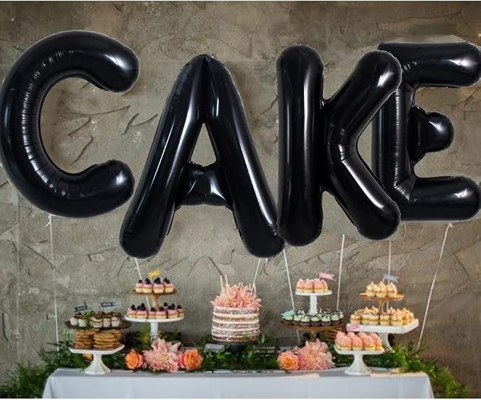 TONIFUL 40 Inch Large Black C Letter Balloon - Image 5