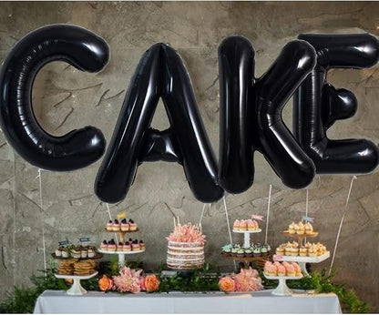 TONIFUL 40 Inch Large Black A Letter Balloon - Image 5
