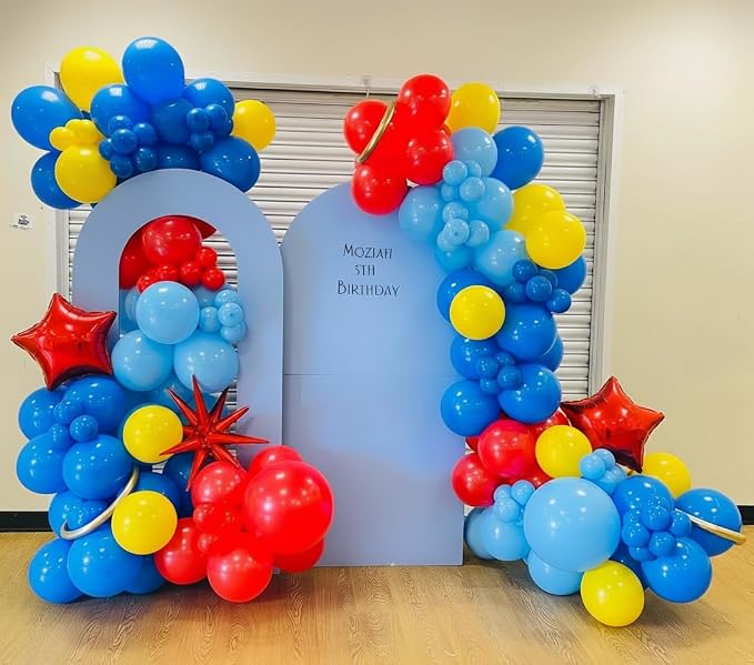 Cartoon Balloon Garland Arch Kit 171pcs - Image 5