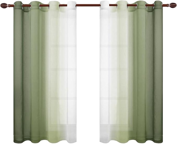 DWCN Ombre Sheer Curtains - Image 9