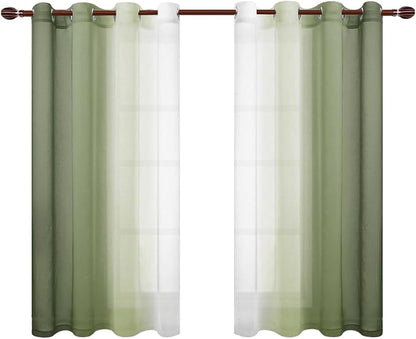 DWCN Ombre Sheer Curtains - Image 9