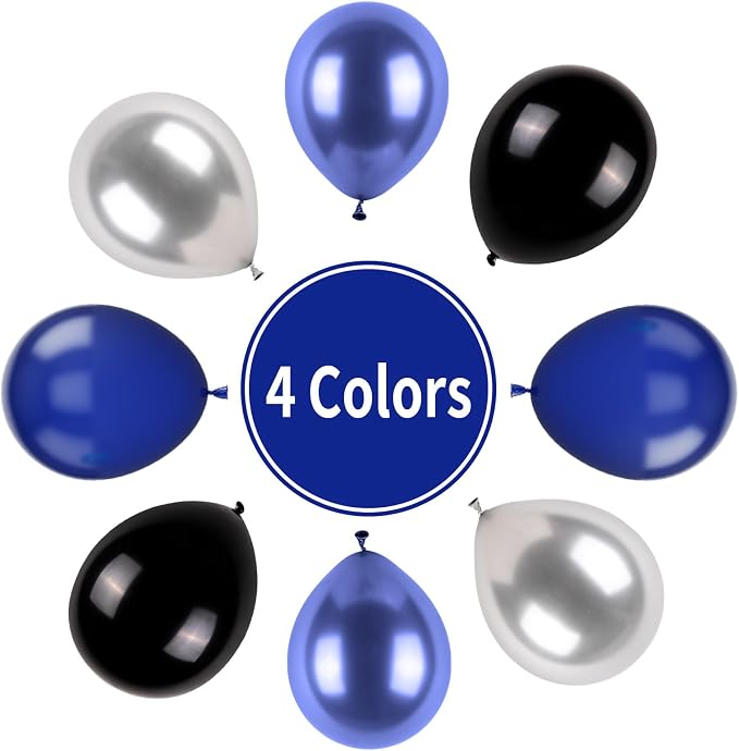 Blue and Black Balloons - Image 6