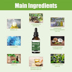 2 Pack Rosemary Oil for Hair and Scalp,Women Men Natural Rosemary Hairs Essential Oils for Nourishing Scalp,Promoting Hair Thickness,Strengthening and Improving Dry Damaged Hair,1.7 Fl oz