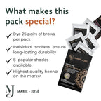 Marie-José Henna Dye - Professional Henna Tint for Spot Coloring - Covers Grey Hair - Root Touch Up - Good for 50 Applications (Grey Brown)