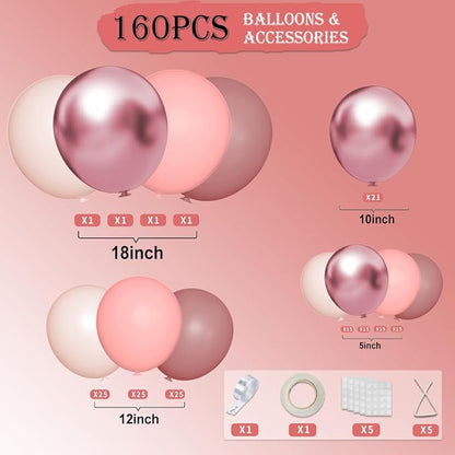 Pink Balloon Garland Arch Kit - Image 2
