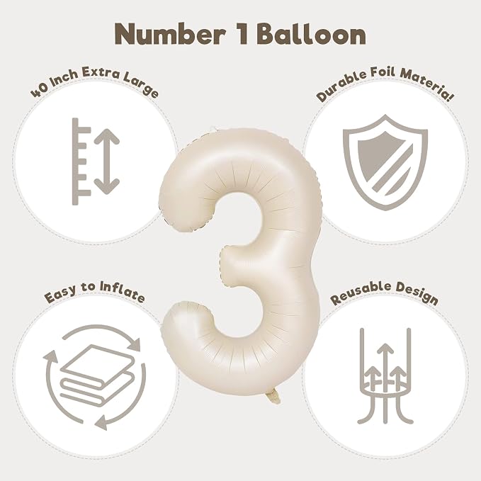 Number Balloons for Birthday Decorations - Image 3