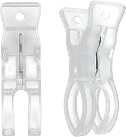 3.5 Inch Clear Plastic Spring Clamps, Transparent Clips - Image 5