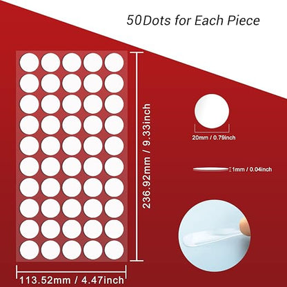 Poster Putty, 300 20mm/0.78" Sticky Tack, Double Sided Removable Clear Mounting - Image 2
